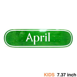 APRIL DECK GCv fbLiqpj TEAM OG LOGO GREEN INVERT MINI 7.37 XP[g{[h XP{[