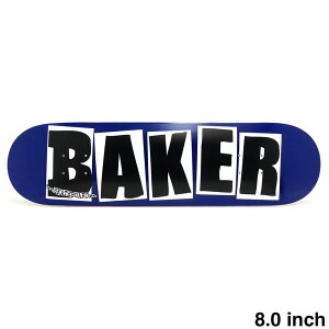 BAKER DECK xCJ[ fbL TEAM BRAND LOGO NAVY/BLACK 8.0iDSMj XP[g{[h XP{[