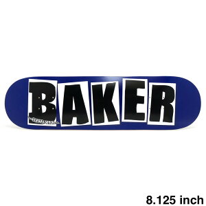 BAKER DECK xCJ[ fbL TEAM BRAND LOGO NAVY/BLACK 8.125iDSMj XP[g{[h XP{[