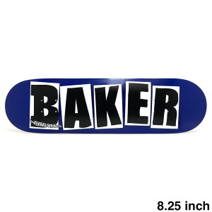 BAKER DECK xCJ[ fbL TEAM BRAND LOGO NAVY/BLACK 8.25iDSMj XP[g{[h XP{[