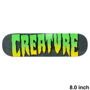 CREATURE DECK �N���[�`���[ �f�b�L TEAM LOGO STUMPS BLACK STAIN 8.0 �X�P�[�g�{�[�h �X�P�{�[