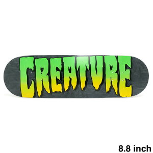 CREATURE DECK �N���[�`���[ �f�b�L TEAM LOGO STUMPS BLACK STAIN 8.8 �X�P�[�g�{�[�h �X�P�{�[