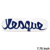 LESQUE DECK レスケ デッキ TEAM LOGO WHITE/NAVY 7.75 スケートボード スケボー