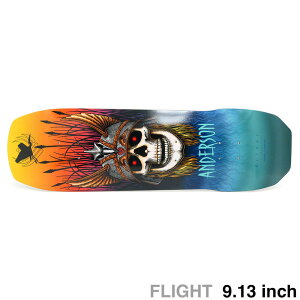 POWELL PERALTA DECK �p�E�G���y�����^ �f�b�L ANDY ANDERSON HERON SKULL FLIGHT 9.13 �X�P�[�g�{�[�h �X�P�{�[