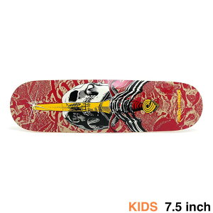 POWELL PERALTA DECK pEGy^ fbLiqpj TEAM SKULL & SWORD KHAKI/BURGUNDY 7.5 XP[g{[h XP{[