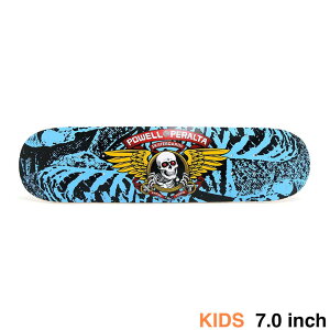 POWELL PERALTA DECK pEGy^ fbLiqpj TEAM WINGED RIPPER BLACK/LIGHT BLUE 7.0 XP[g{[h XP{[