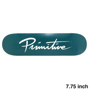 PRIMITIVE DECK v~eBu fbL TEAM NUEVO SCRIPT CORE TEAL 7.75 XP[g{[h XP{[