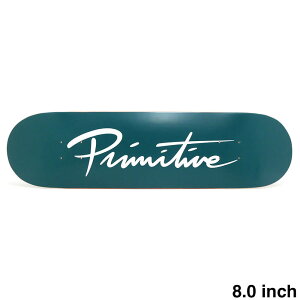 PRIMITIVE DECK v~eBu fbL TEAM NUEVO SCRIPT CORE TEAL 8.0 XP[g{[h XP{[