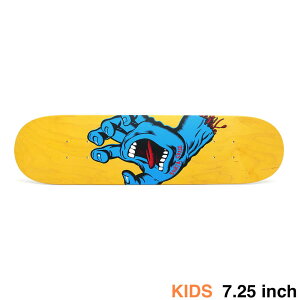 SANTA CRUZ DECK T^N[Y fbLiqpj TEAM SCREAMING HAND YELLOW STAIN 7.25 XP[g{[h XP{[