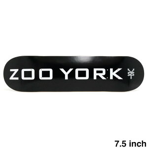 ZOO YORK DECK Y[[N fbL TEAM OG 95 LOGO BLOCK BLACK 7.5 XP[g{[h XP{[