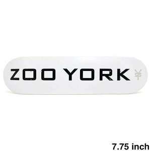 ZOO YORK DECK Y[[N fbL TEAM OG 95 LOGO BLOCK WHITE 7.75 XP[g{[h XP{[