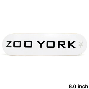 ZOO YORK DECK Y[[N fbL TEAM OG 95 LOGO BLOCK WHITE 8.0 XP[g{[h XP{[