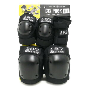 187 KILLER PADS PADSET �����G�C�g�Z�u���L���[�p�b�h �p�b�h�Z�b�g ADULT SIX PACK �v���e�N�^�[ �Z�[�t�e�B�[�M�A �X�P�[�g�{�[�h �X�P�{�[