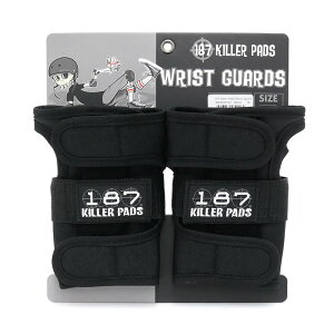�q���p �L�b�Y�T�C�Y���� 187 KILLER PADS WRIST GUARD �����G�C�g�Z�u���L���[�p�b�h ���X�g�K�[�h�i���j WRIST GUARDS BLACK �v���e�N�^�[ �Z�[�t�e�B�[�M�A �X�P�[�g�{�[�h �X�P�{�[