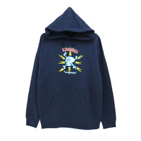 KROOKED HOOD クルキッド パーカー STYLE SLATE BLUE スケートボード スケボー