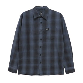 HARD LUCK LONG SLEEVE ハードラック 長袖シャツ ALVARODO FLANNEL SHIRT BLACK スケートボード スケボー