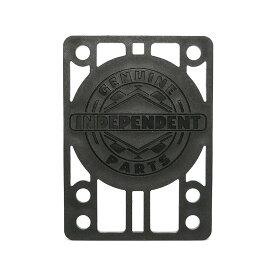 INDEPENDENT RISER PAD インディペンデント スペースパッド ライザーパッド 2枚入り RISERS 黒 1/8インチ スケートボード スケボー