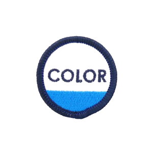 COLOR COMMUNICATIONS PATCH �J���[�R�~���j�P�[�V�����Y ���b�y�� CIRCLE INK BLUE �X�P�[�g�{�[�h �X�P�{�[