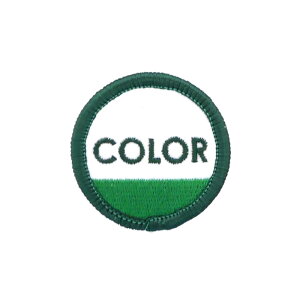 COLOR COMMUNICATIONS PATCH J[R~jP[VY by CIRCLE INK GREEN XP[g{[h XP{[