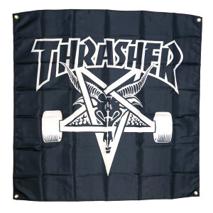 THRASHER BANNER �X���b�V���[ �o�i�[ SKATE GOAT�iUS���j �X�P�[�g�{�[�h �X�P�{�[