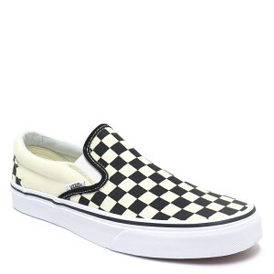 iZ[jVANS SHOES oY V[Y Xj[J[ Xb| CLASSIC SLIP ON CHECKERBOARD / BLACK/WHITEiUSj XP[g{[h XP{[