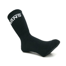 VANS SOCKS バンズ ソックス 靴下 CLASSIC CREW 黒（US企画） スケートボード スケボー