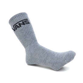 VANS SOCKS バンズ ソックス 靴下 CLASSIC CREW GREY（US企画） スケートボード スケボー