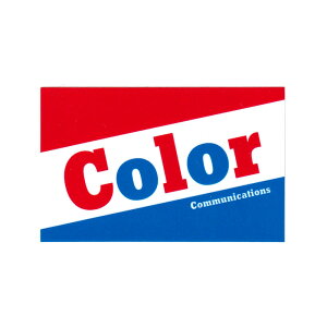 COLOR COMMUNICATIONS STICKER �J���[�R�~���j�P�[�V�����Y �X�e�b�J�[ BAZOOKA RED/BLUE �X�P�[�g�{�[�h �X�P�{�[