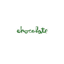 CHOCOLATE STICKER チョコレート ステッカー OG CHUNK SMALL GREEN スケートボード スケボー
