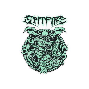 SPITFIRE STICKER �X�s�b�g�t�@�C���[ �X�e�b�J�[ DEMON GATE �X�P�[�g�{�[�h �X�P�{�[
