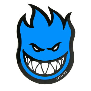 SPITFIRE STICKER Xsbgt@C[ XebJ[ FIREBALL LARGE BLUE XP[g{[h XP{[