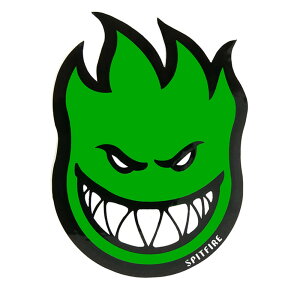 SPITFIRE STICKER Xsbgt@C[ XebJ[ FIREBALL LARGE GREEN XP[g{[h XP{[