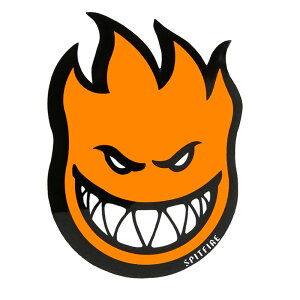 SPITFIRE STICKER Xsbgt@C[ XebJ[ FIREBALL LARGE ORANGE XP[g{[h XP{[
