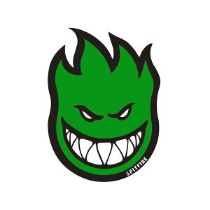 SPITFIRE STICKER �X�s�b�g�t�@�C���[ �X�e�b�J�[ FIREBALL MEDIUM GREEN �X�P�[�g�{�[�h �X�P�{�[