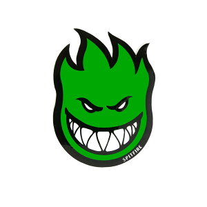 SPITFIRE STICKER �X�s�b�g�t�@�C���[ �X�e�b�J�[ FIREBALL SMALL GREEN �X�P�[�g�{�[�h �X�P�{�[