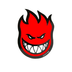 SPITFIRE STICKER Xsbgt@C[ XebJ[ FIREBALL SMALL RED XP[g{[h XP{[