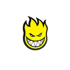 SPITFIRE STICKER Xsbgt@C[ XebJ[ FIREBALL MINI YELLOW XP[g{[h XP{[