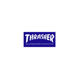 THRASHER STICKER XbV[ XebJ[ SKATE MAG MINI BLUEiUSj XP[g{[h XP{[