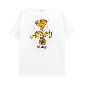 ALLTIMERS T-SHIRT オールタイマーズ Tシャツ ALLTIMERS X BRONZE 56K 56K LOUNGE WHITE スケートボード スケボー