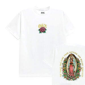 DGK T-SHIRT fB[W[P[ TVc GUADALUPE WHITE XP[g{[h XP{[