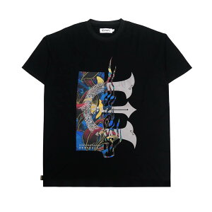 EVISEN T-SHIRT �G�r�Z�� T�V���c JULIEN E LOGO TECH BLACK �X�P�[�g�{�[�h �X�P�{�[
