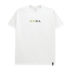 GIRL T-SHIRT ガール Tシャツ SERIF WHITE スケートボード スケボー