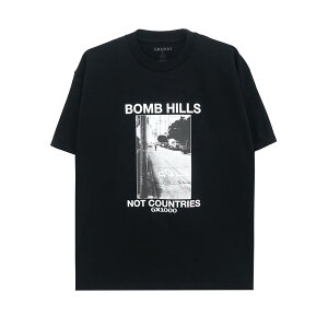GX1000 T-SHIRT �W�[�G�b�N�X1000 T�V���c BOMB HILLS NOT COUNTRIES BLACK/WHITE �X�P�[�g�{�[�h �X�P�{�[