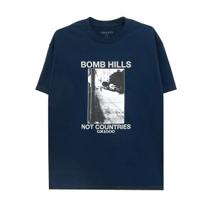GX1000 T-SHIRT �W�[�G�b�N�X1000 T�V���c BOMB HILLS NOT COUNTRIES NAVY/GREY �X�P�[�g�{�[�h �X�P�{�[