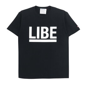 LIBE T-SHIRT ライブ Tシャツ BIG LOGO BLACK/WHITE スケートボード スケボー