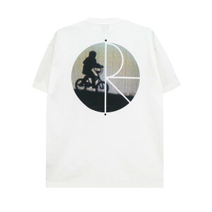 POLAR T-SHIRT �|�[���[ T�V���c FILL LOGO BMX DREAMS WHITE �X�P�[�g�{�[�h �X�P�{�[