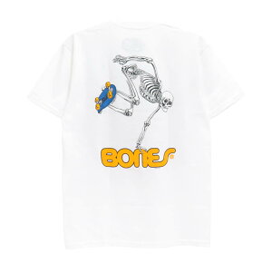 POWELL PERALTA T-SHIRT �p�E�G���y�����^ T�V���c SKATE SKELETON WHITE �X�P�[�g�{�[�h �X�P�{�[