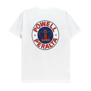 POWELL PERALTA T-SHIRT �p�E�G���y�����^ T�V���c SUPREME WHITE �X�P�[�g�{�[�h �X�P�{�[