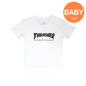 【セール】THRASHER T-SHIRT スラッシャー 幼児用Tシャツ INFANT THRASHER SKATE MAG WHITE（US企画） スケートボード スケボー