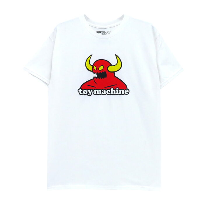 楽天市場】TOY MACHINE T-SHIRT トイマシーン Tシャツ MONSTER WHITE 